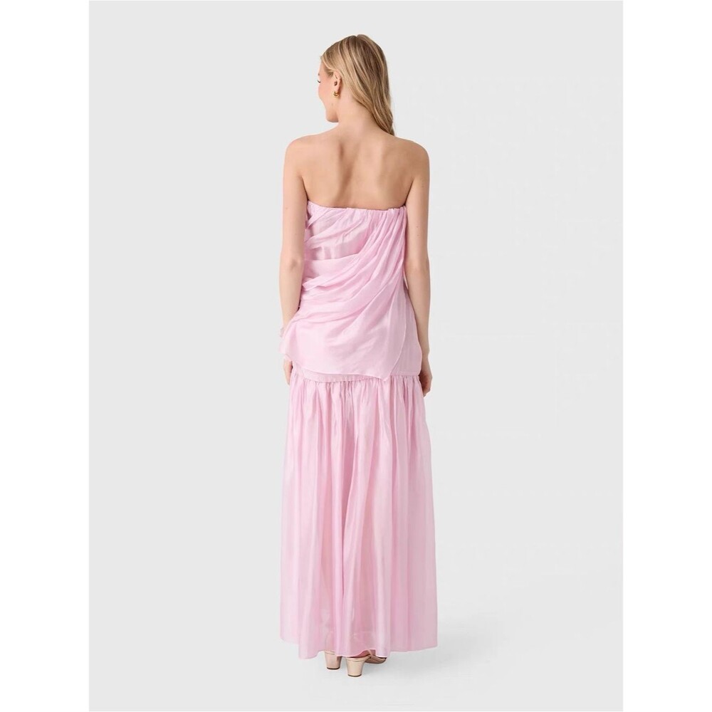 Revolve The Garment Gillian gown Strapless Pink Maxi Dress, US4/UK8 - Picture 6 of 14